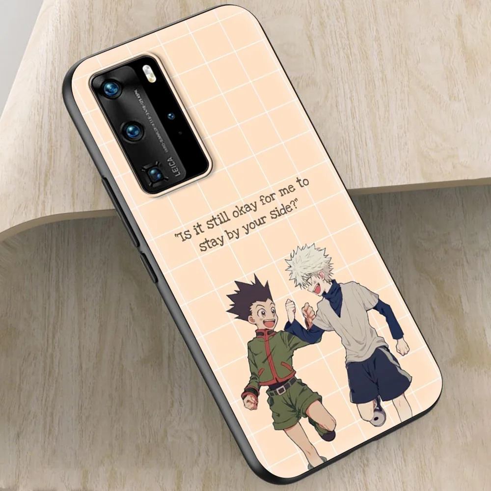 

Hunter X Hunter Silicone Soft Case for Huawei P30 P20 P10 Pro P20 Lite P40 Pro Plus P Smart Z 2021 Luxury Phone Coque