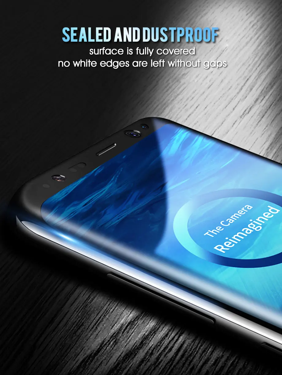 99D полностью изогнутое закаленное стекло для samsung Galaxy S9 S8 Plus Note 8 9 Защитная пленка для экрана на S8 S9 S7 S6 Edge