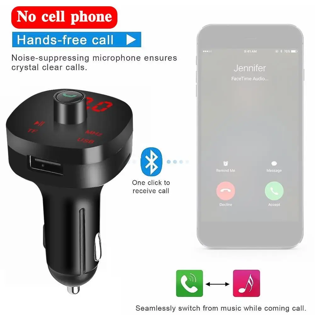 Dc12v 24v высокое Скорость Usb2.0 Mp3 плеер Bluetooth автомобильный набор Handsfree Dual Usb Поддержка