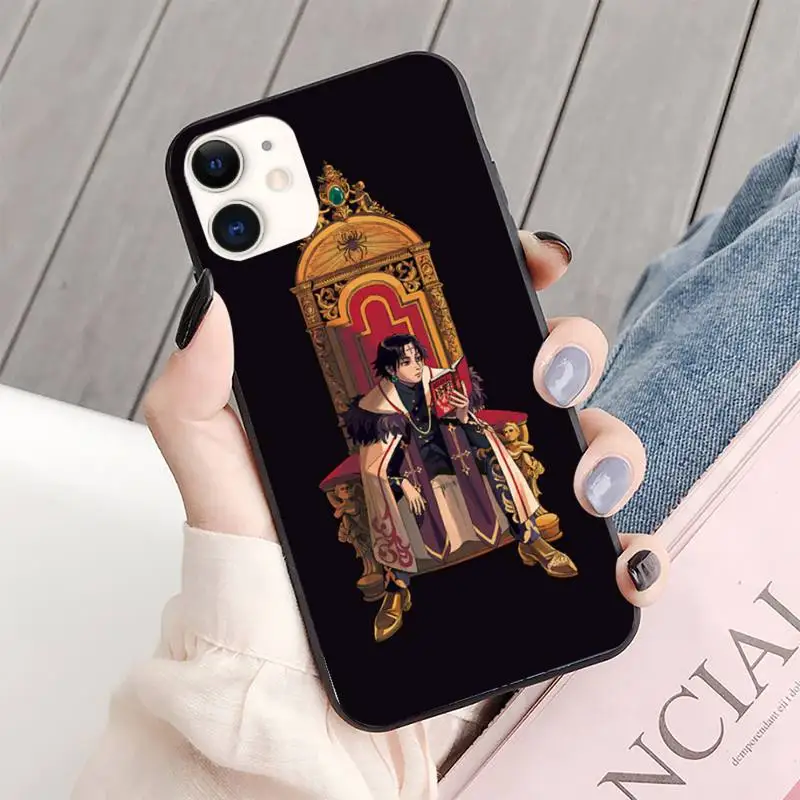 Chrollo Lucilfer цепи HxH аниме чехол для телефона iphone 13 8 7 6 6S Plus X 5S SE 2020 XR 11 12 mini pro XS MAX -