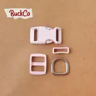 Розничная продажа, 15 мм, розовый (пластиковая пряжка + три крышки + квадратный держатель + D-образное кольцо), аксессуар для шитья мешков и собачьих ошейников, Премиум качество