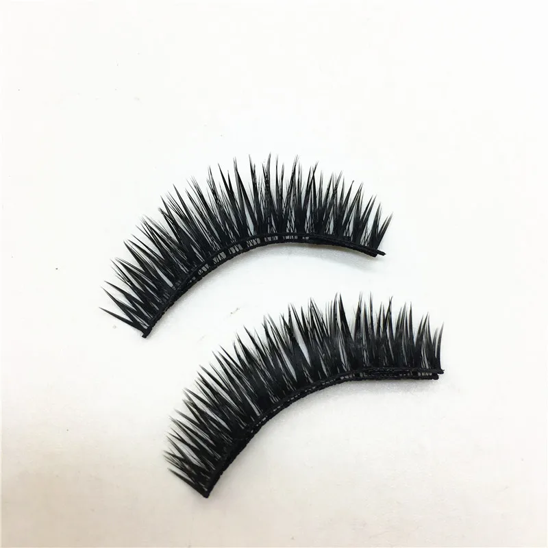 Магнитные ресницы 3D ручная работа норковые Многоразовые Накладные тройной