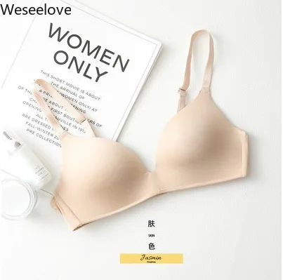 

Бюстгальтер Weseelove пуш-ап для маленькой груди, сексуальный женский бюстгальтер, бесшовный, со стальным кольцом, топ, бюстгальтер без косточек...