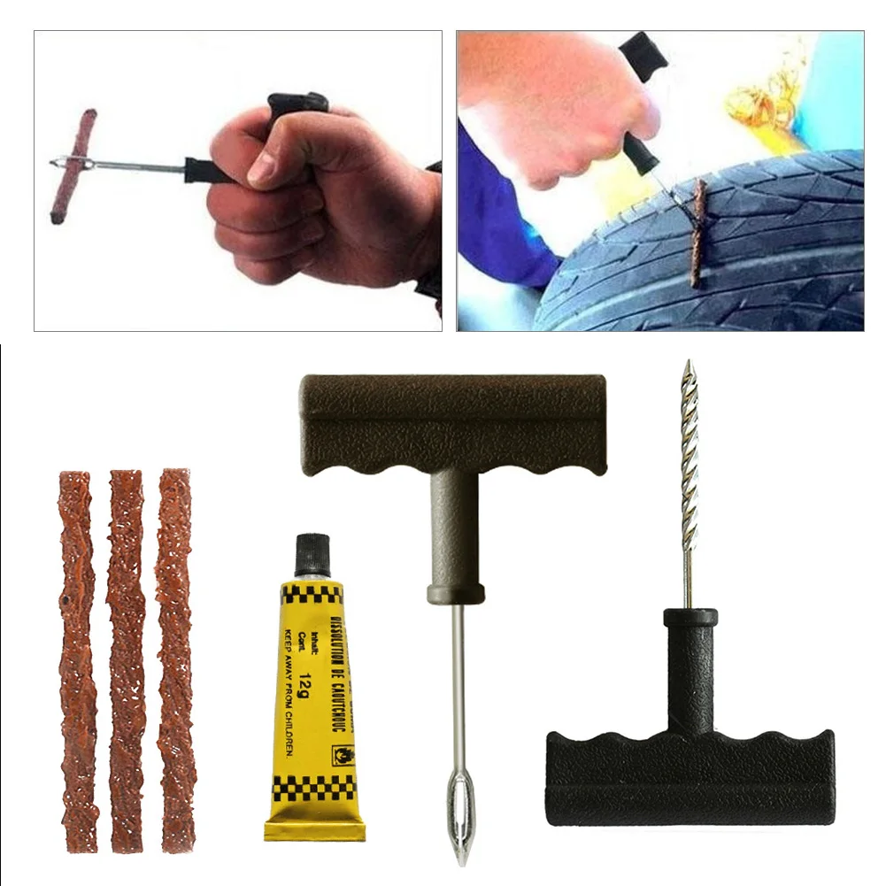 Уличный Набор для ремонта шин инструмент экстренного самостоятельного утечки