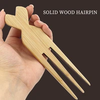 2021 new chinese style bamboo hairpin head accessories womens hairpin pan hair headdress natural pick comb