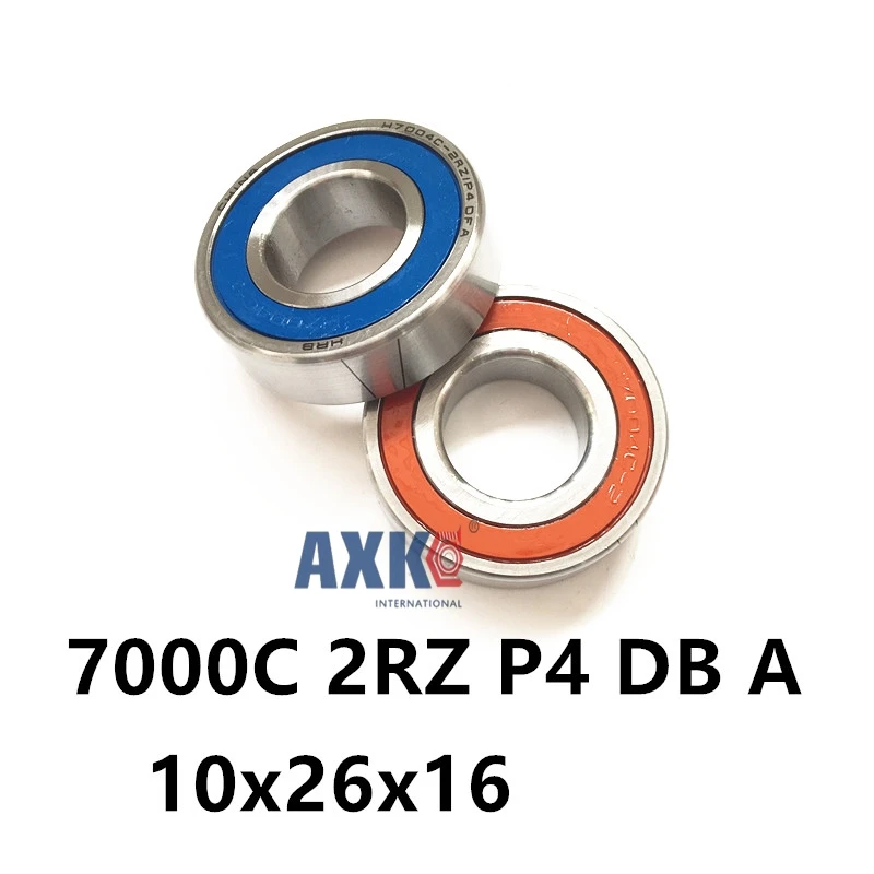 2018 Rolamentos 1 пара Axk 7000 7000c 2rz P4 дБ 10x26x 8 10 x26x16 герметичный радиально упорные
