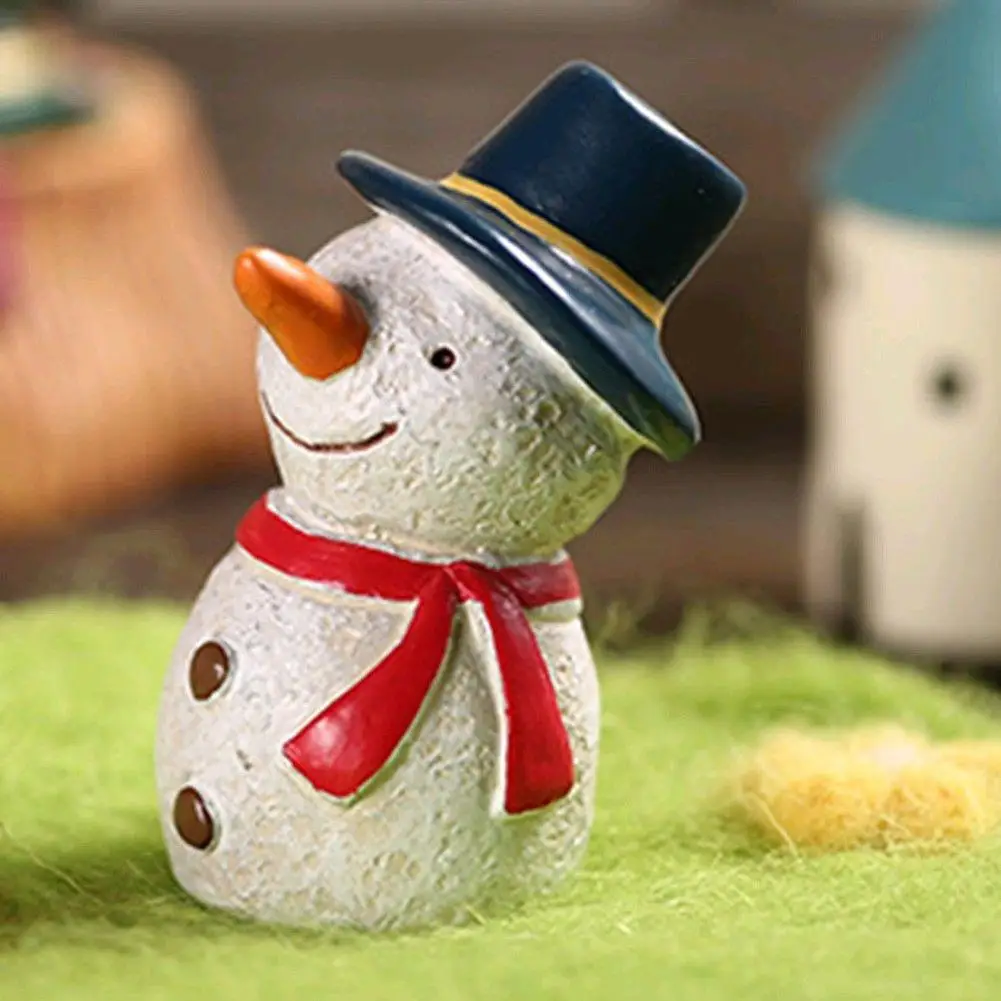 Декор для аквариума украшение изделия из смолы мультяшная Рождественская серия