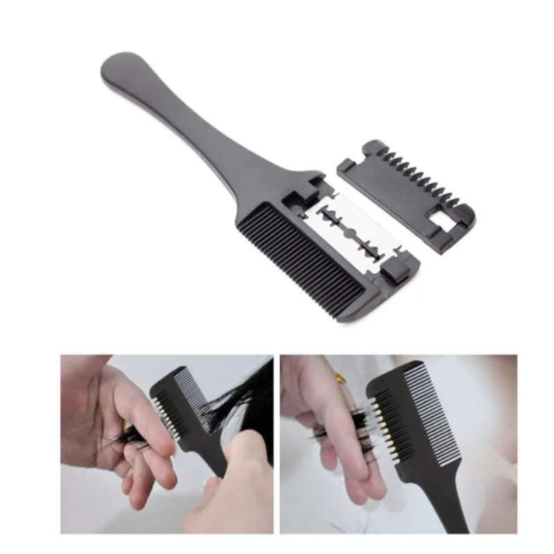 Brainbow 1 шт. гребень для стрижки волос черный стильный профессиональный фен щетки с
