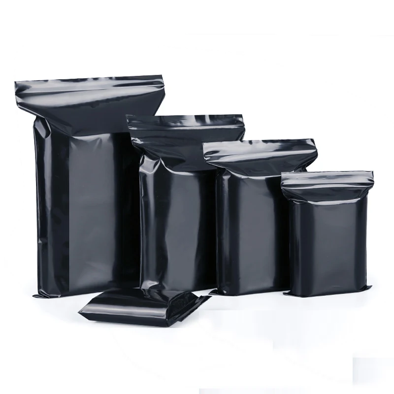 

Чёрная сумка на молнии светильник самоуплотняющийся пакет, самоуплотняющийся пакет для пищевых продуктов