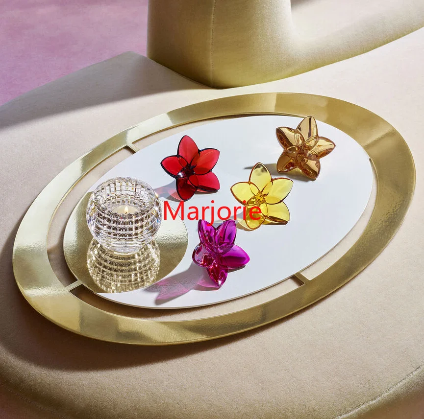 Новинка Лидер продаж стеклянный Хрустальный цветок украшение серии цветов