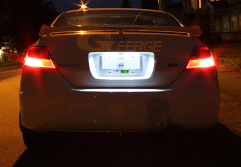 

For Honda City MK4 2003-2009 Excellent Ultra bright Smd Led License plate lamp light No OBC error car Accessories