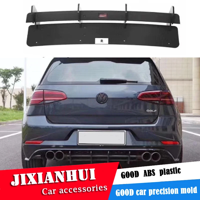 For VW GOLF 7.5 GTI Body kit spoiler 2018 R ABS Rear lip rear back Bumper Diffuser Bumpers Protector | Автомобили и мотоциклы