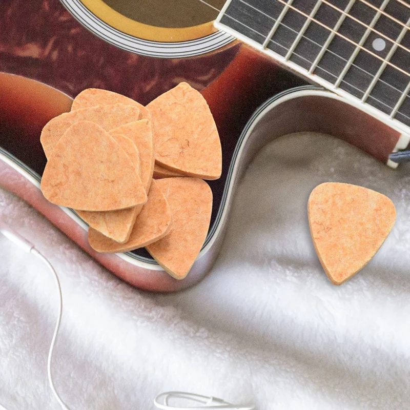 10 Pcs Guitar Picks Part Accessories Stiff Felt Ukulele Plectrums - 3Mm In Thickness |