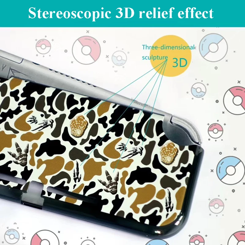 Цветной защитный чехол для Nintendo Switch Lite с изображением животных | Электроника