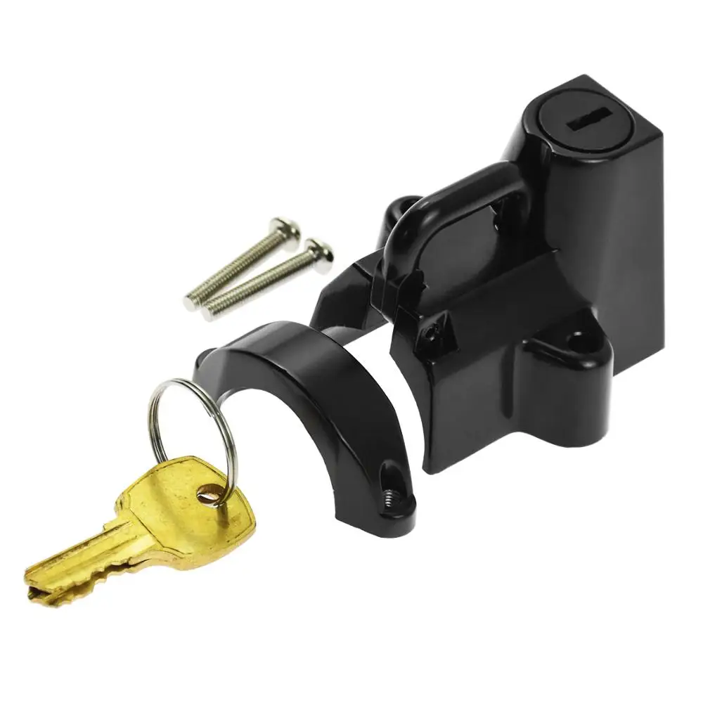 

Универсальный руль для мотоцикла, блокировка шлема, 2 клавиши, металлический черный/хромированный набор для Harley Dyna Touring 7/8 "до 1-1/4" 25-32 мм