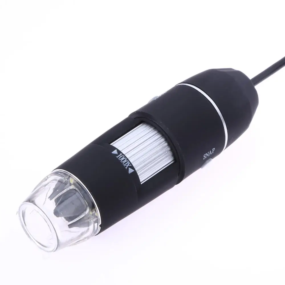 Профессиональный цифровой микроскоп с USB 1000X 800X электронный 8 светодиодами 2 Мп