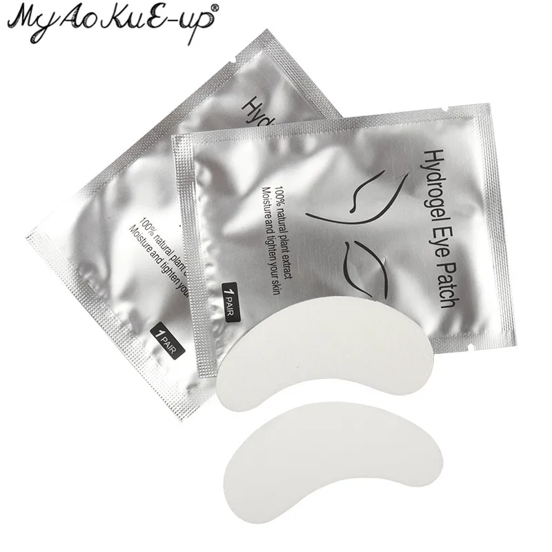 Накладки на глаза 50 пар гидрогелевые накладки накладные ресницы маска для глаз