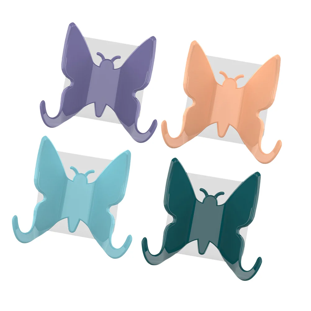 

4 шт., декоративные крючки на присоске для ванной комнаты