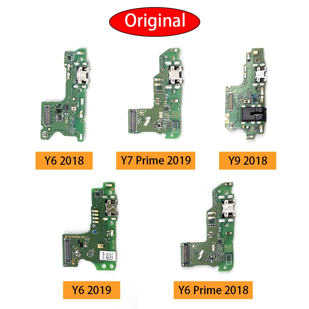 

100% Original For Huawei Y7A 2020 Y5 Y6 Y7 Y9 Prime 2017 2018 2019 Y8S Y7P Y8P Y6P USB Charging Port Dock Charger Connector