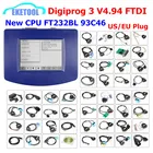 Доставка ESPL DIGIPROG 3 V4.94 оригинальный процессор FTDI Digiprog3 Digiprog 3 V4.94 пробег версия OBD и полный комплект кабелей