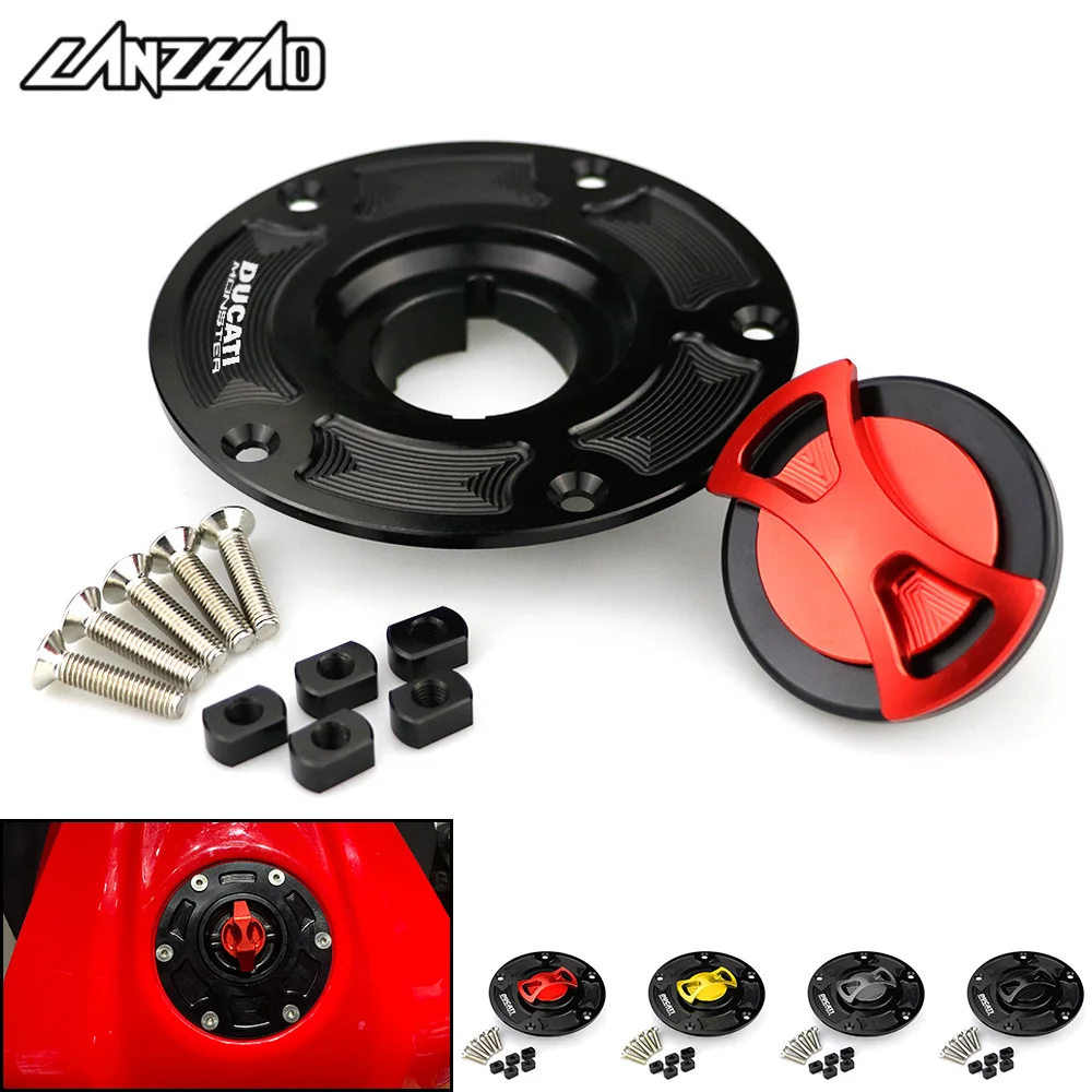 Крышка топливного бака мотоцикла CNC алюминиевые аксессуары для Ducati Monster 696 795 796 2009