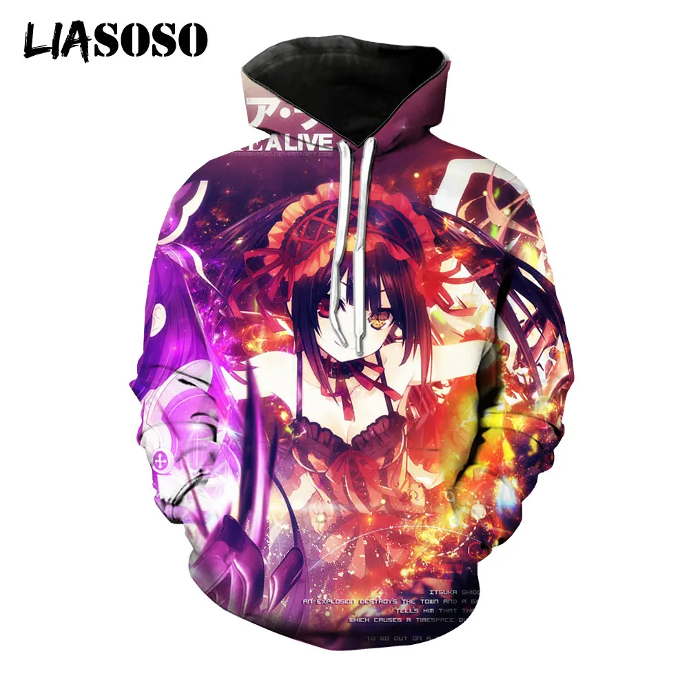 

Мужские толстовки liaseo Date A Live с аниме, забавные мужские свитшоты Karasuno уличная одежда с графическим принтом, Зимние Модные мужские свитшоты у...