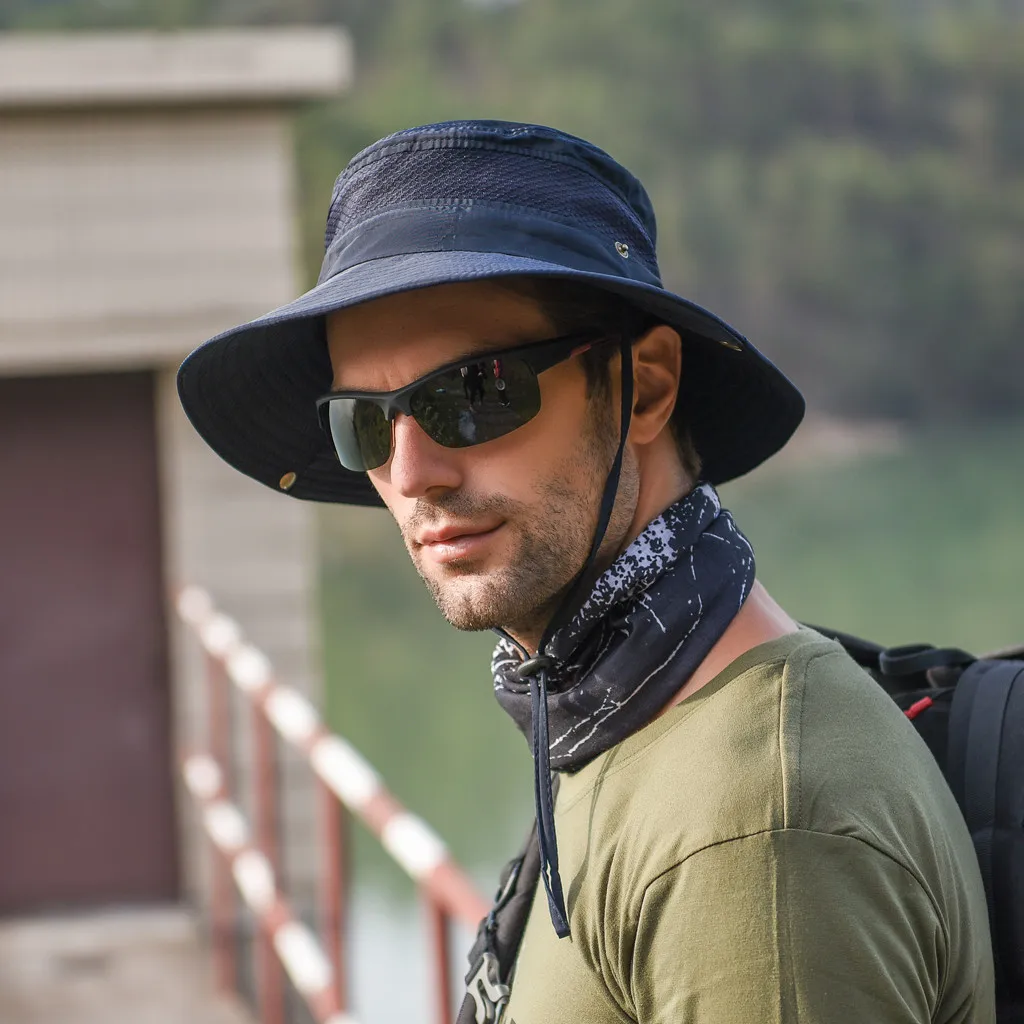 Коллекция 2020 года Кепка от солнца в стиле милитари сафари летняя Панама для