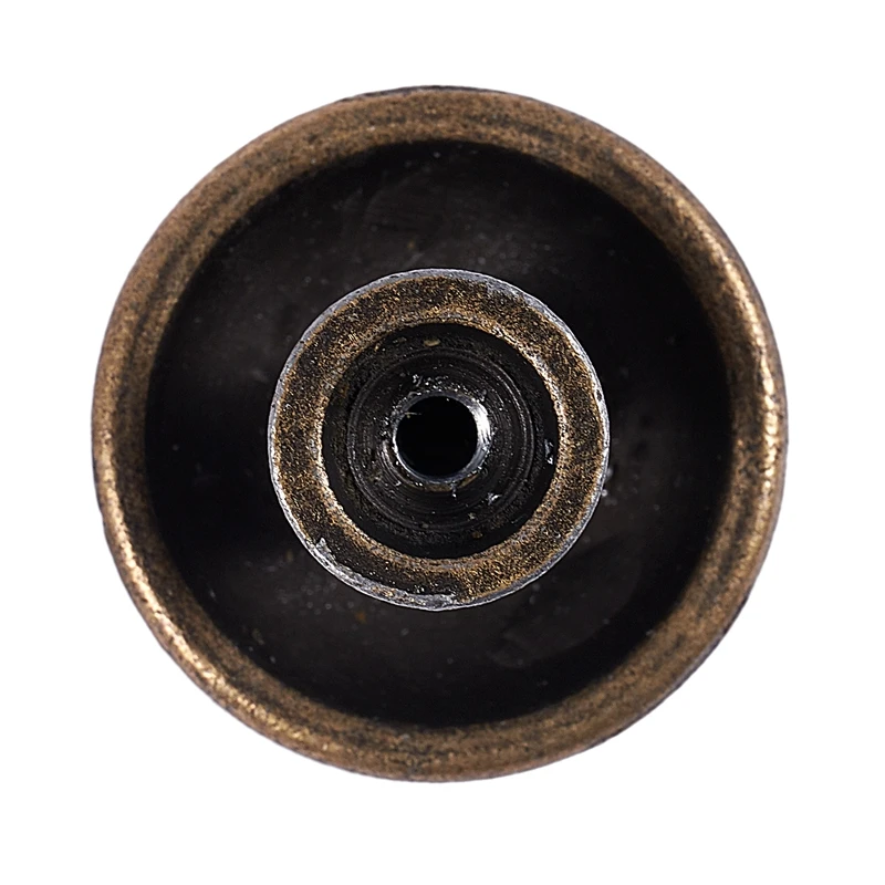 Винтажная бронзовая оцинкованная круглая ручка для кухонного шкафа ящика ручки
