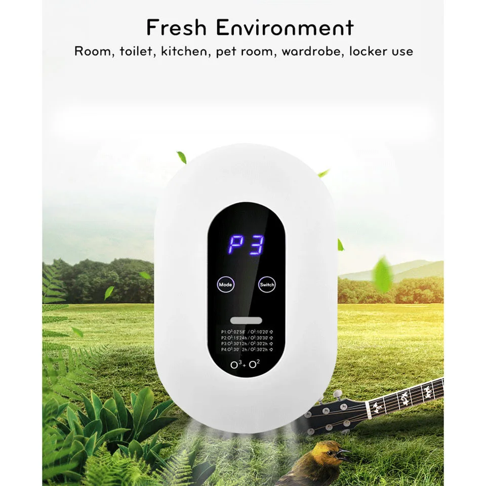 Портативный мини очиститель воздуха озонатор домашний дезодорирующий ионизатор