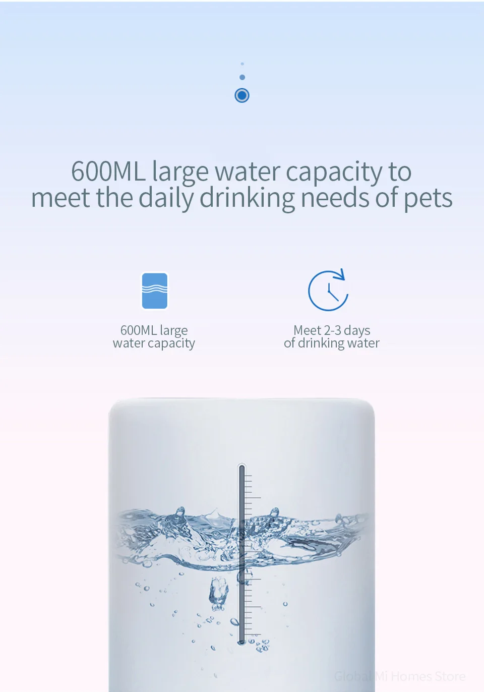 Xiaomi Youpin LUXIANXIN миска для кошки Двойная чаша автоматический сервиз для напитков миска для собак Pet водяная чаша антистучный горшок товары для кошек
