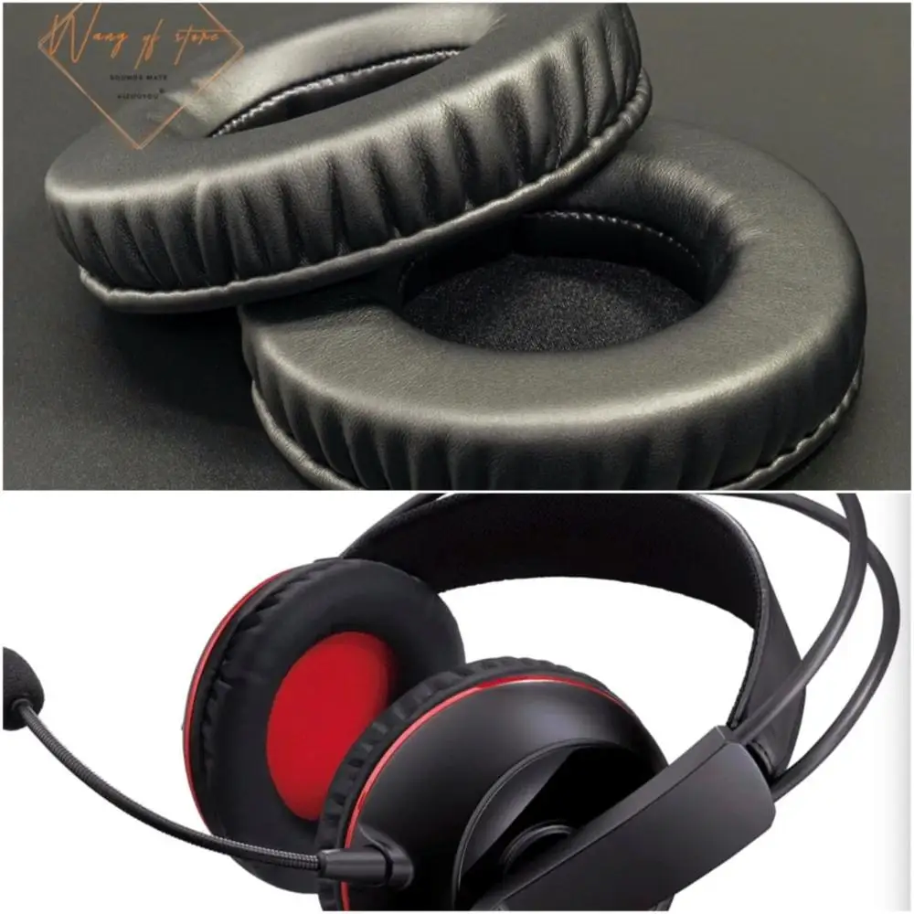 Thick Soft Leather Ear Pads Foam Cushion EarMuff For Asus Cerberus Headphone Perfect Quality, Not Cheap Version
