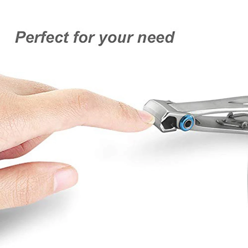

Nail Clipper Set Thick Toenail & Fingernail Cutter With Wide Jaw Opening Stainless Steel Nail File Ingrown Manicure Pedicure Kit