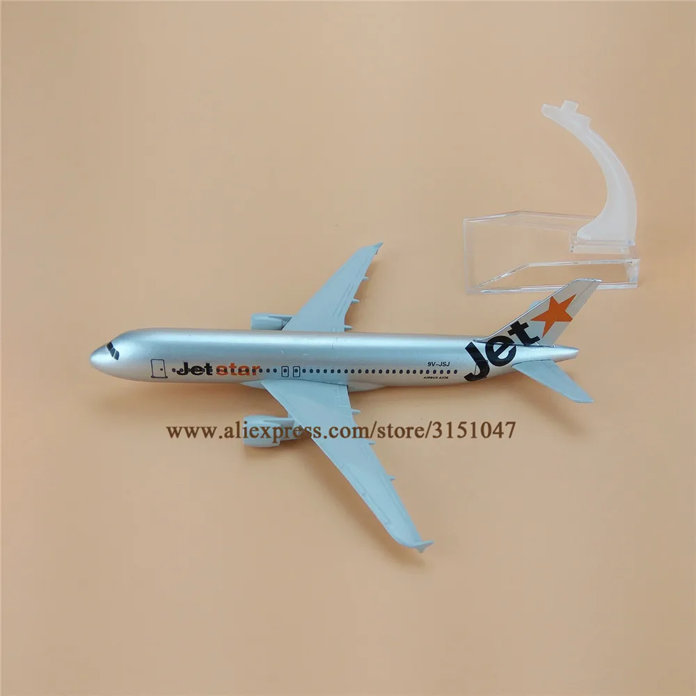Сплав металла Jet Air Jetstar A320 Airlines модель самолета Airbus 320 Airways Детские Подарки 16 см |