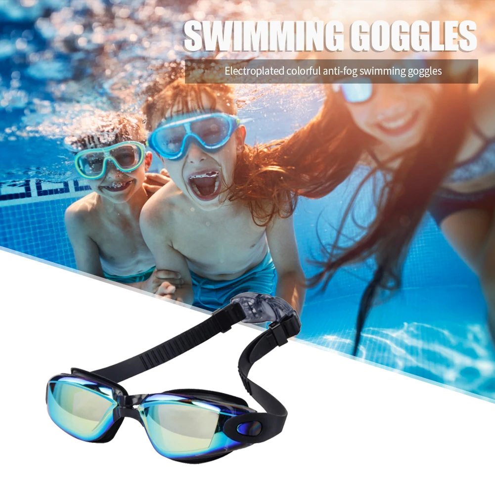 

Electroplating Lens UV Protect Anti-fogging Swimming Goggles High Definition Waterproof Colorful Goggles Swim Eyewear