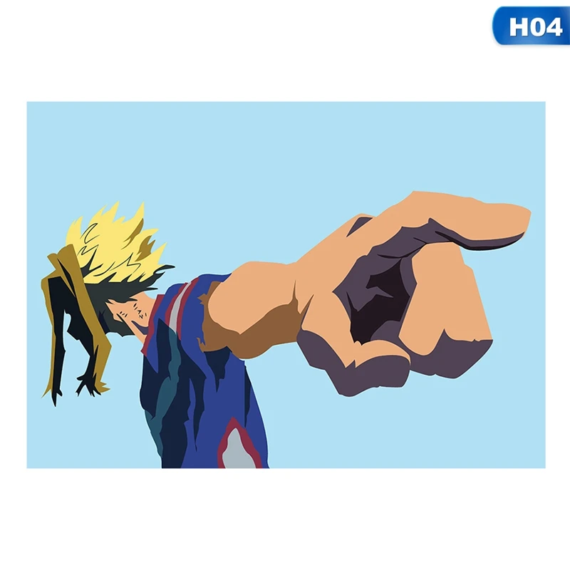 My Hero Academy свиток живопись японского аниме плакат на стену Бумага плакат художественное украшение для дома