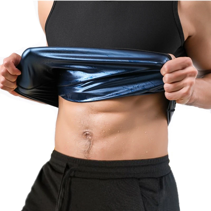 

Men Tummy Underwear Slims Fitness Vest Workout Shapers Gym Hot Sweat Slimmming Pants Body Shaper Sauna Shapewear Set Sauna Vest