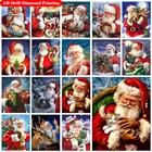 Алмазная вышивка квадратнойкруглой формы AB, большой размер, Рождественский Декор, алмазная живопись, снежные животные, кошка, Алмазная мозаика, подарки