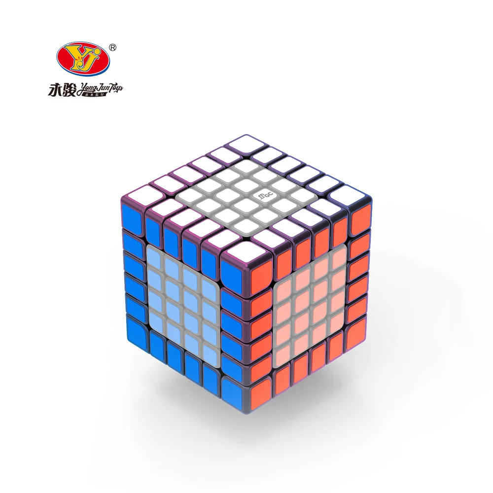 Оригинальный магнитный Магический кубик YJ MGC 6x6 Yongjun 6 кубик-головоломка