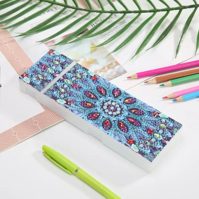 Сделай сам алмазная картина мандала специальная форма чехол для карандашей