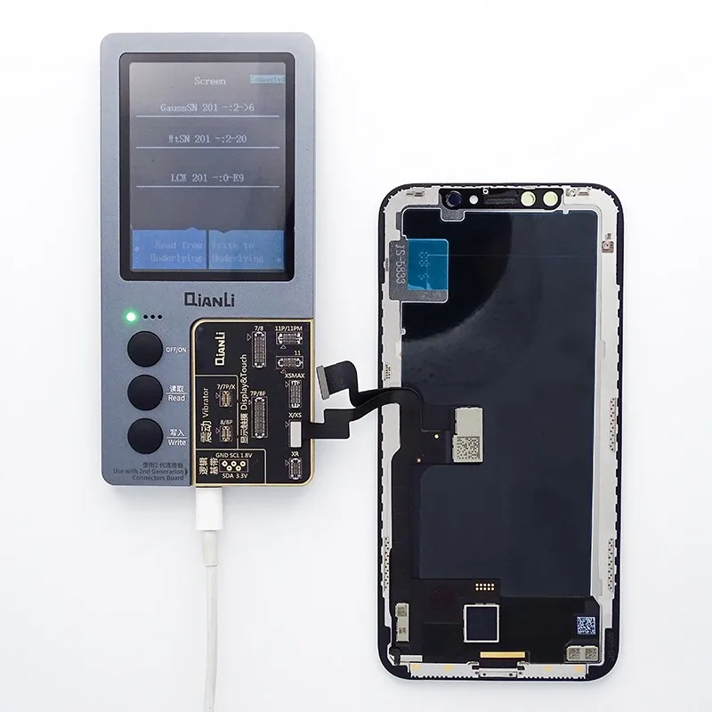 Фотометр QIANLI iCopy Plus 2 1 для iphone 7 8 8P X 11 Max Фоточувствительный с оригинальным цветом