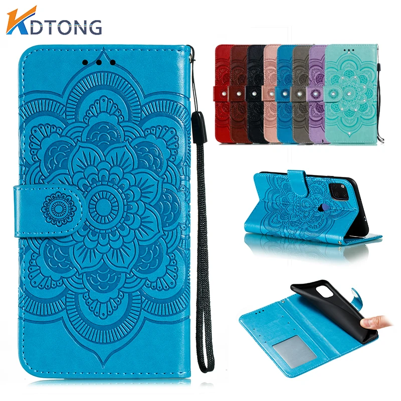 

Solid Color Embossed Leather Case For XiaoMi RedMi K40 K30 K20 PRO Cute With Card Pocket Invisible Kickstand Phone Cases Cover