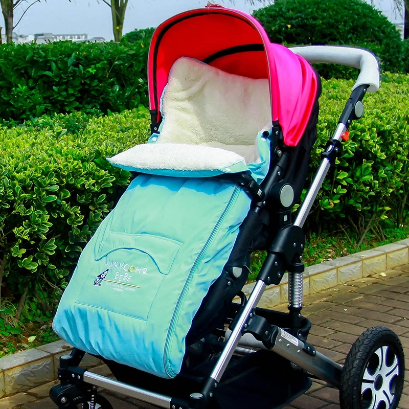 Детская коляска спальный мешок осенне зимний ветрозащитный теплый чехол для ног