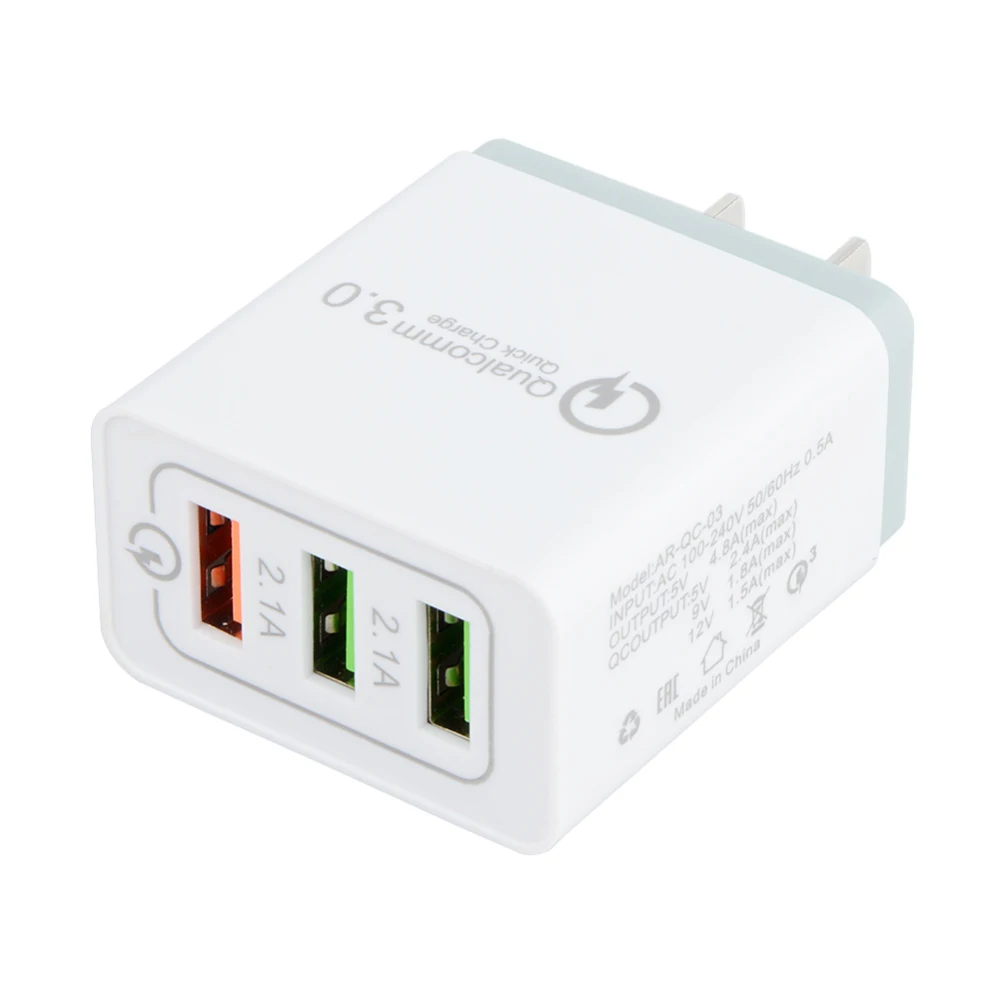 Штепсельная Вилка американского стандарта USB зарядное устройство для смартфона