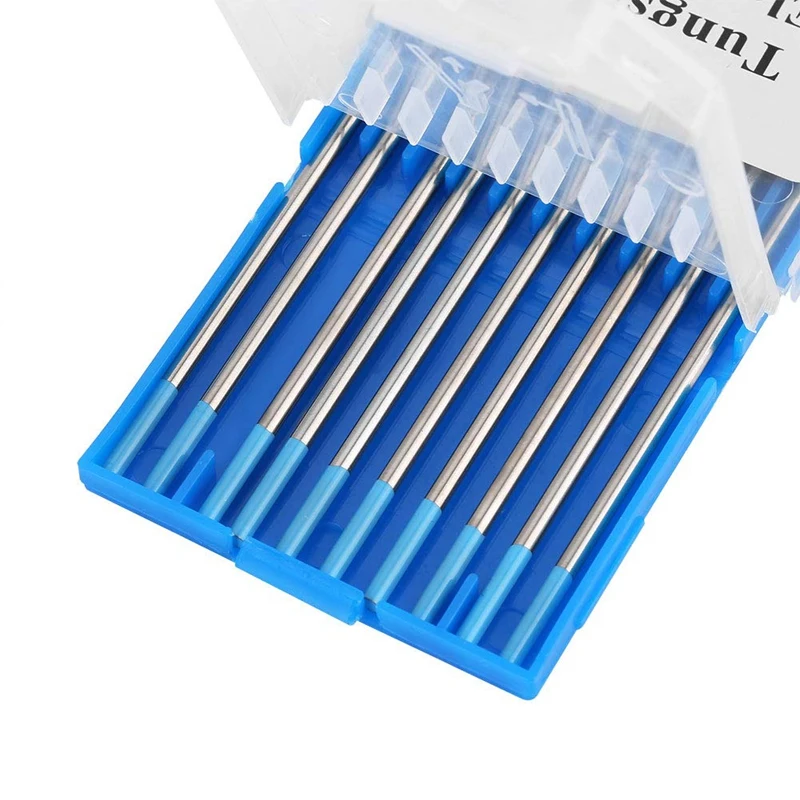 

10Pcs WL20 Tungsten Electrode Professional Tig Rod 2.0% Lanthanated for Welding Machine Welding Tool(2.4mm150mm) Promotion