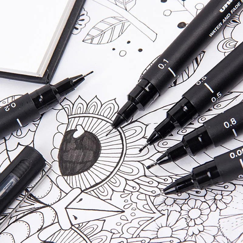 1 шт. игла UNI ручка для художественного рисования крючок булавка 200 Студенческая