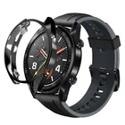 Смарт-часы защитный чехол для Huawei Watch GT TPU Тонкий Корпус рамка Анти-Царапины оболочка протектор Аксессуары для часов M25
