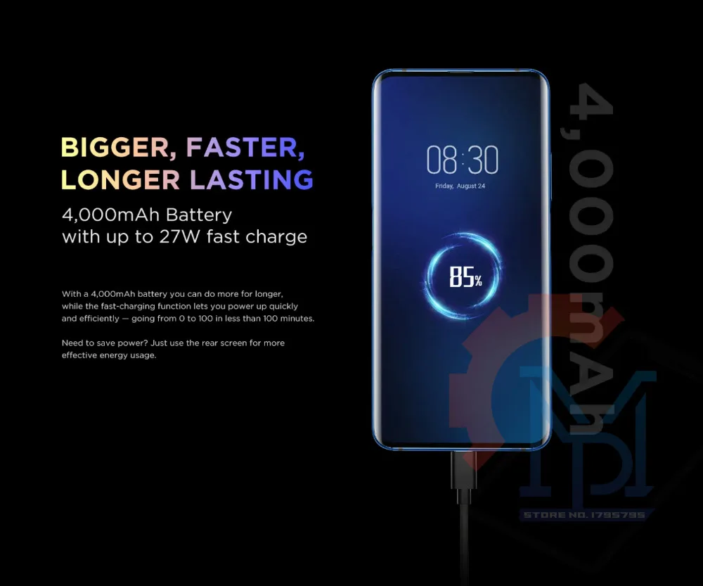 Мобильный телефон Nubia Z20, 6,42+ 5,1 дюймов, двойной гибкий AMOLED экран, 6 ГБ+ 128 Гб, Snapdragon 855 Plus камера, смартфон МП