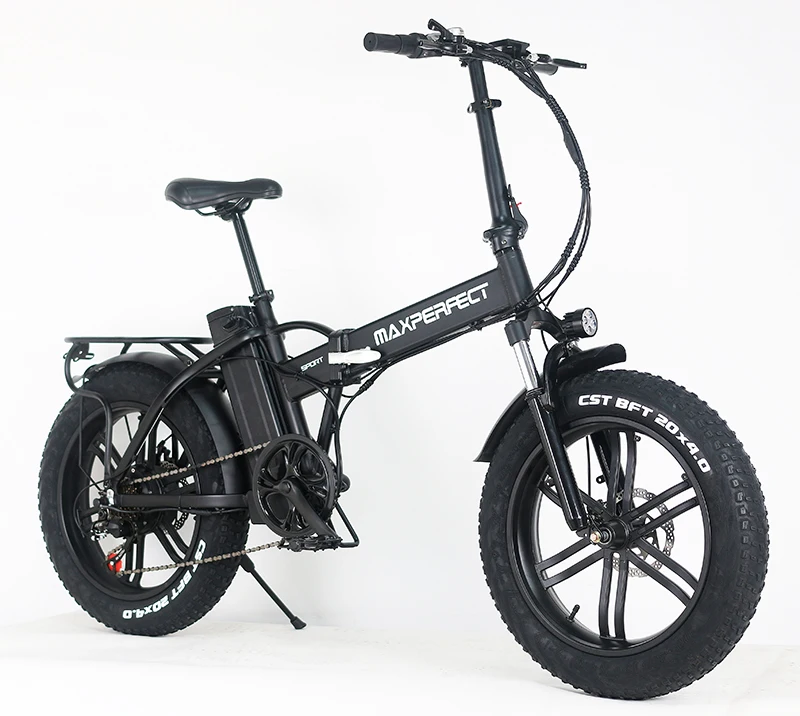 Billig Elektrische Fett Bike Maxperfect Samsung Lithium-Batterie 500W 48V 15Ah 4,0 Strand Schnee Folding Mens Frauen Ebike Freies Steuer