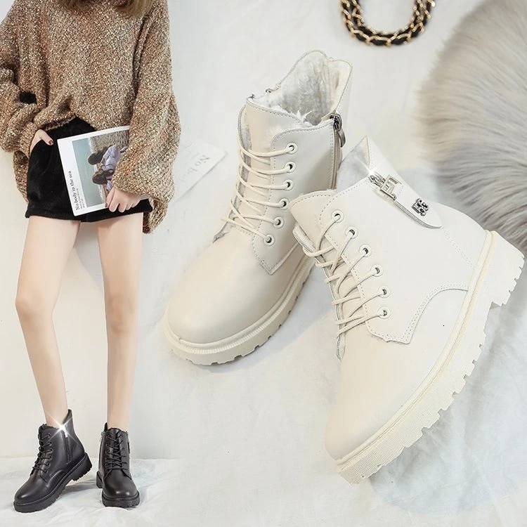 Женские ботинки Martin Новинка 2020 года Сезон осень Полуботинки из натуральной кожи