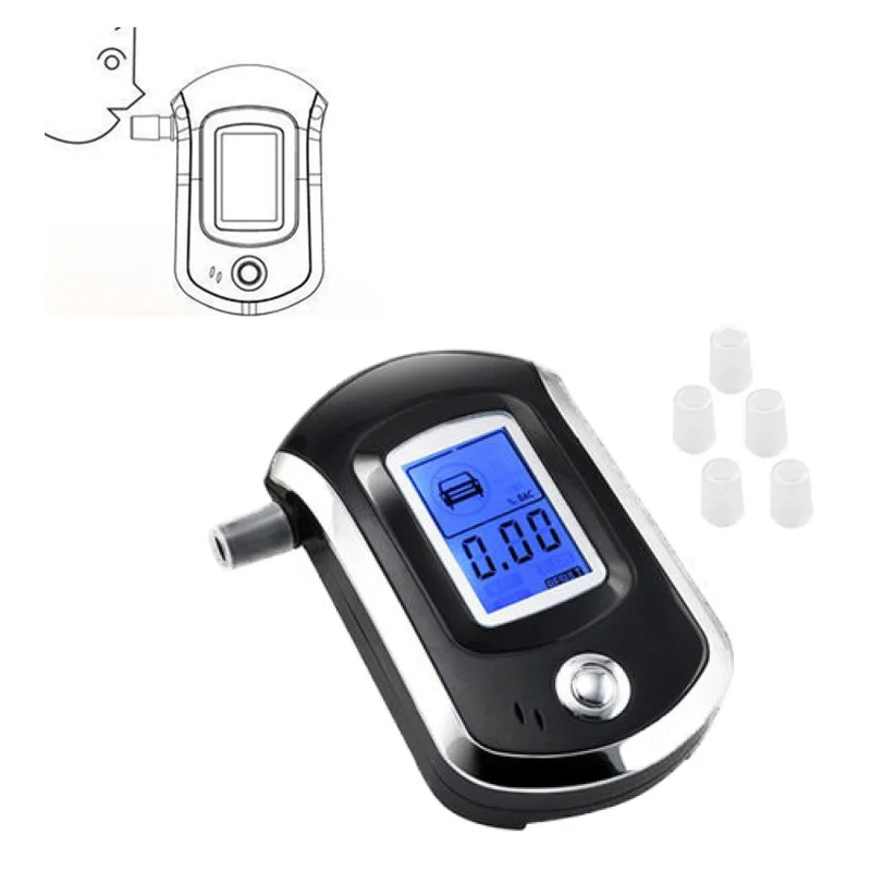 

Professional Mini Digital LCD Breath Alcohol Tester Breathalyzer Advanced flat-surfaced alcohol sensor Home Use New 2021 Tester